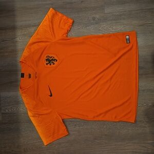 Authentic Nike Netherlands KNVB 2018 Home Stadium Jersey